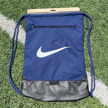 Load image into Gallery viewer, Navy Nike Drawstring Bag
