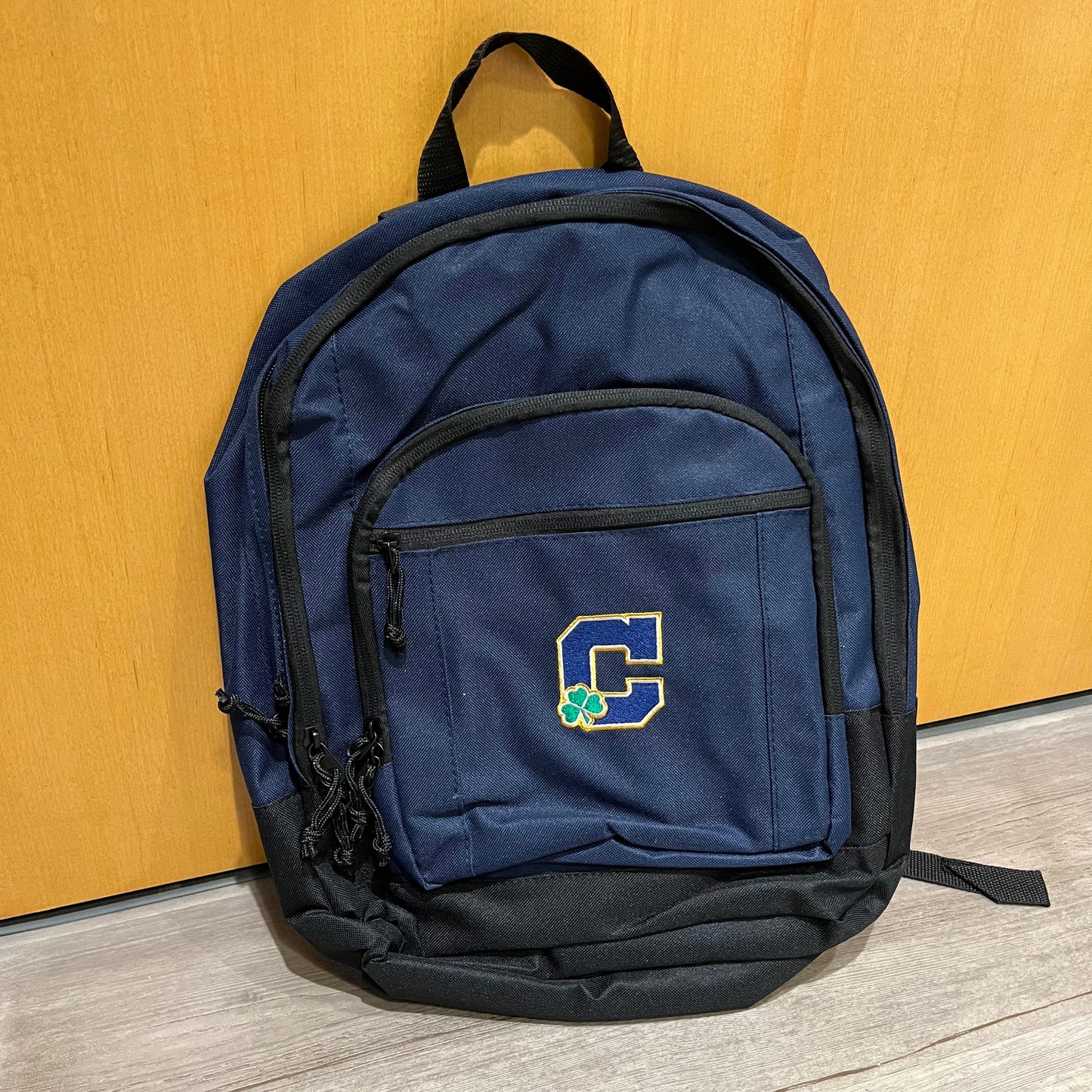 Navy Block C Backpack