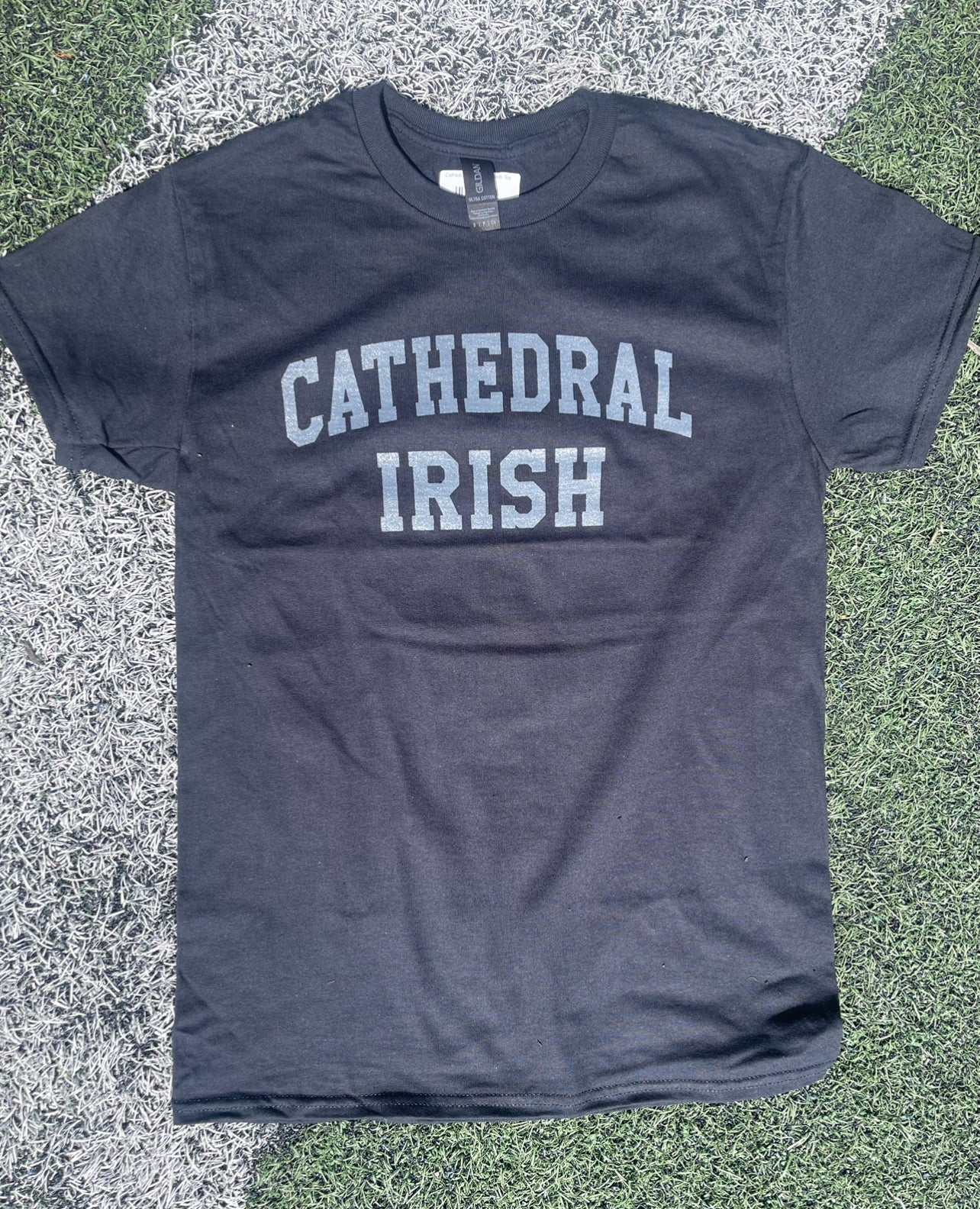 Cathedral Irish Block Black Tee