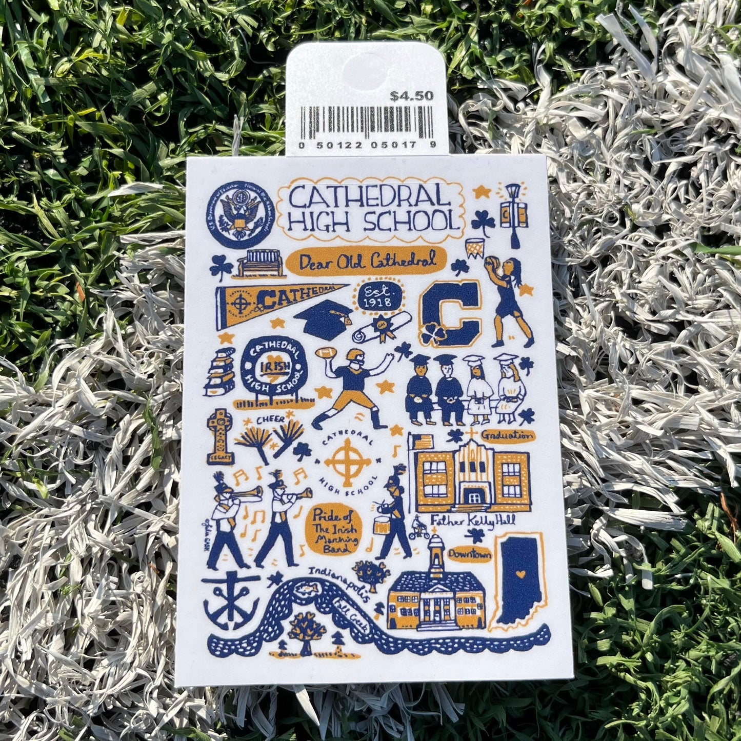 Cathedral Artwork Vinyl Sticker