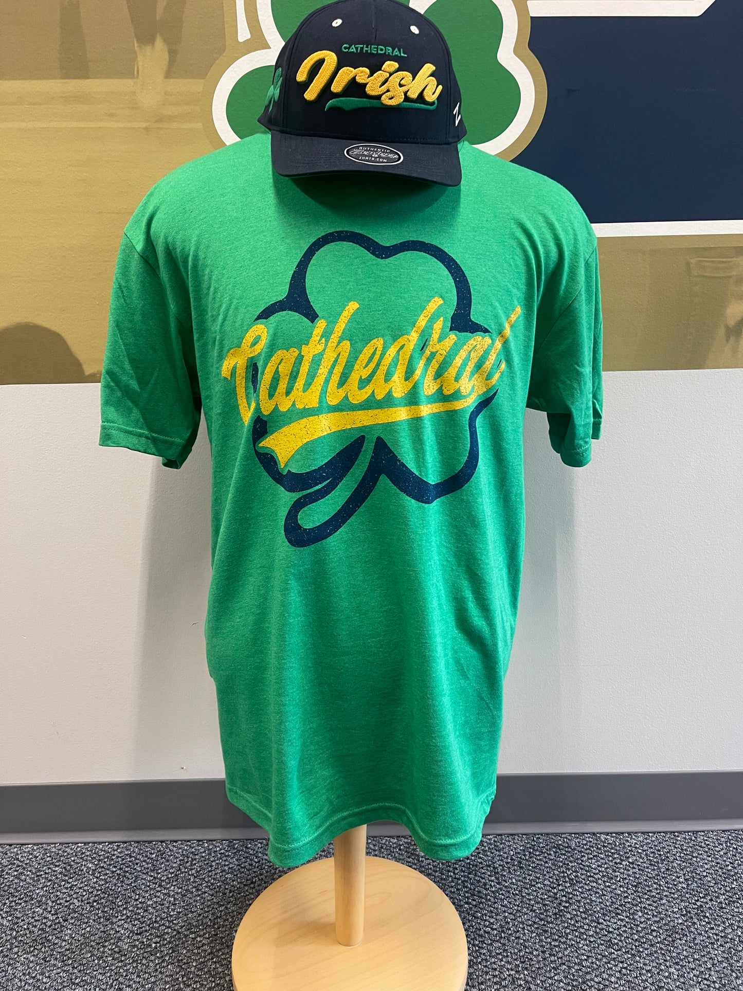 Kelly Green Cathedral Shamrock Tee