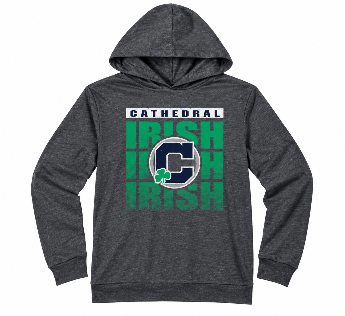 Youth Cathedral Irish Block C Hooded Tee