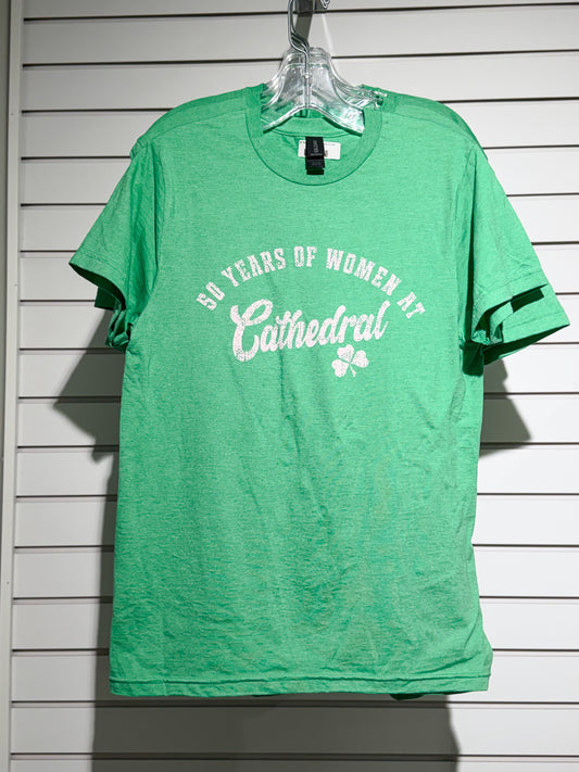 50 Years Tee – Kelly Green & Pink