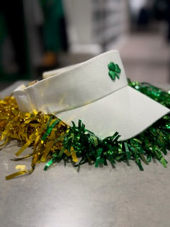 Cathedral Shamrock White Visor