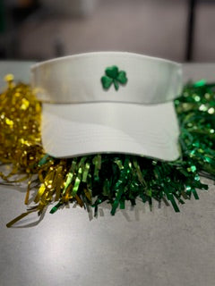 Cathedral Shamrock White Visor