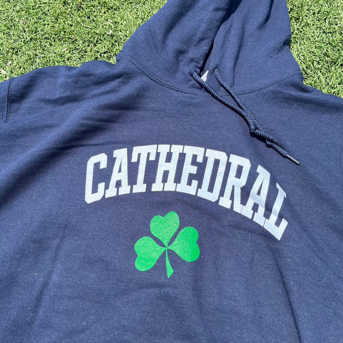 Navy Shamrock Spirit Wear Hoodie