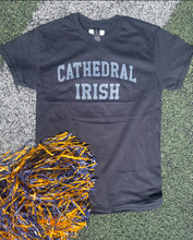 Load image into Gallery viewer, Cathedral Irish Block Black Tee
