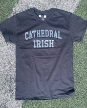 Load image into Gallery viewer, Cathedral Irish Block Black Tee
