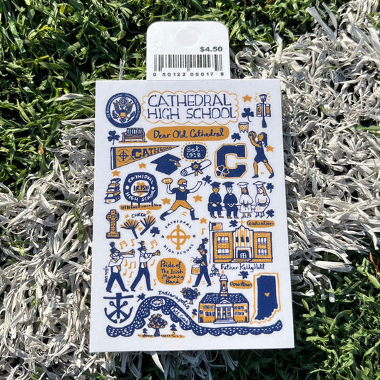 Cathedral Artwork Vinyl Sticker