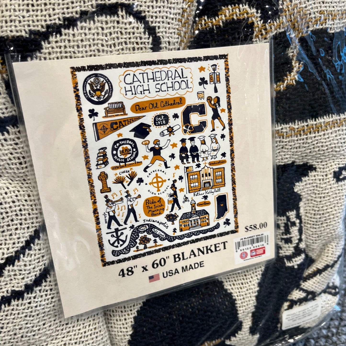 Cathedral Artwork Tapestry Blanket