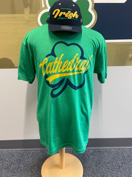 Kelly Green Cathedral Shamrock Tee