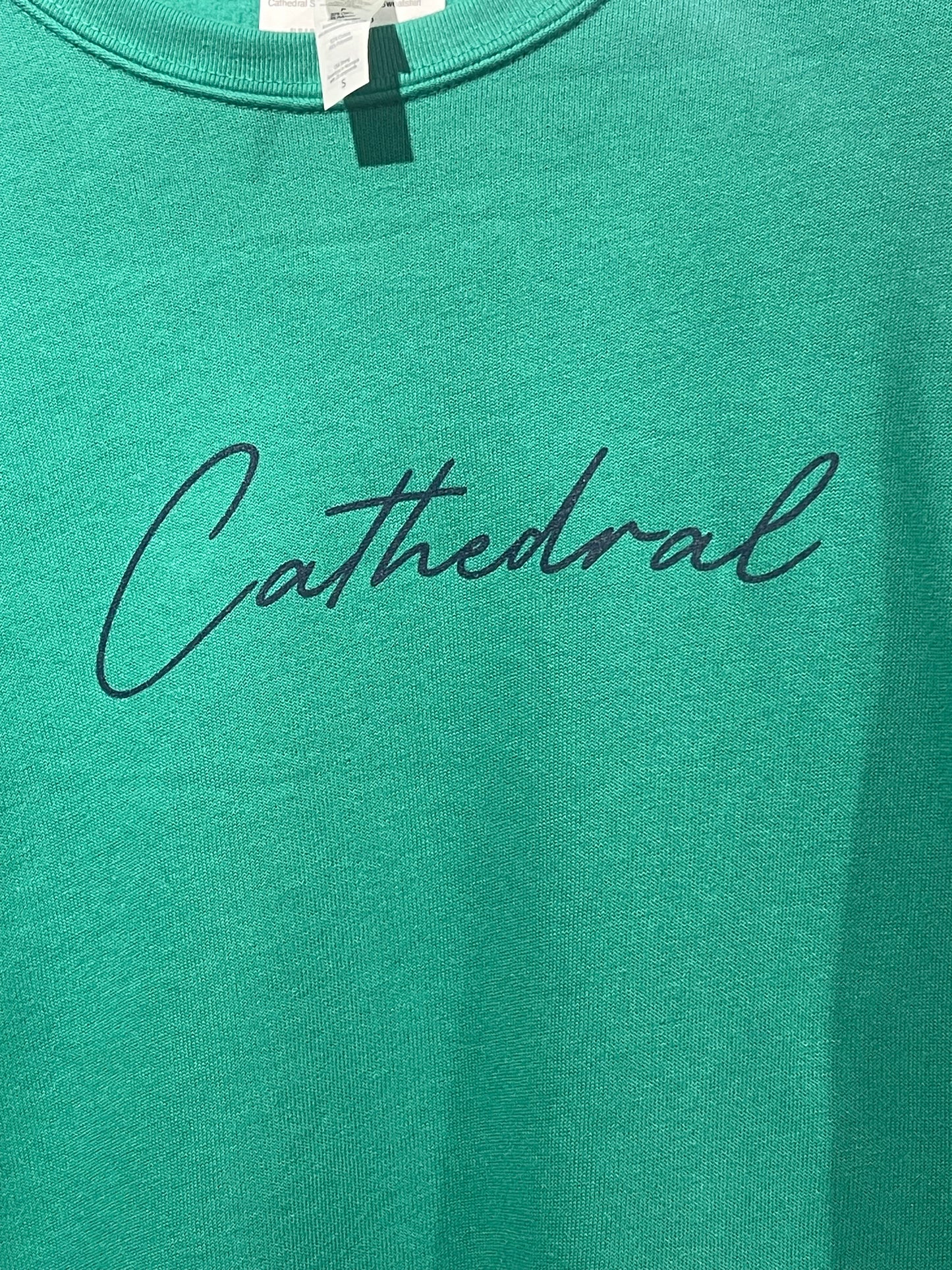Cathedral Script Crewneck  Sweatshirt