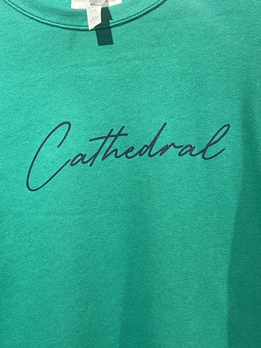 Cathedral Script Crewneck  Sweatshirt
