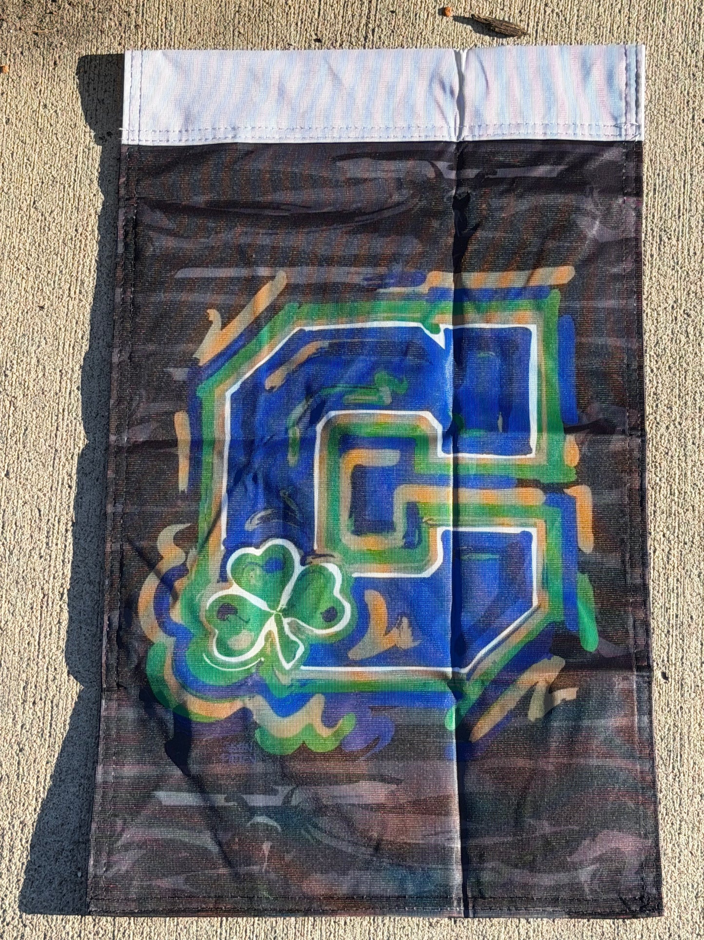 Justin Patten Cathedral Garden Flag