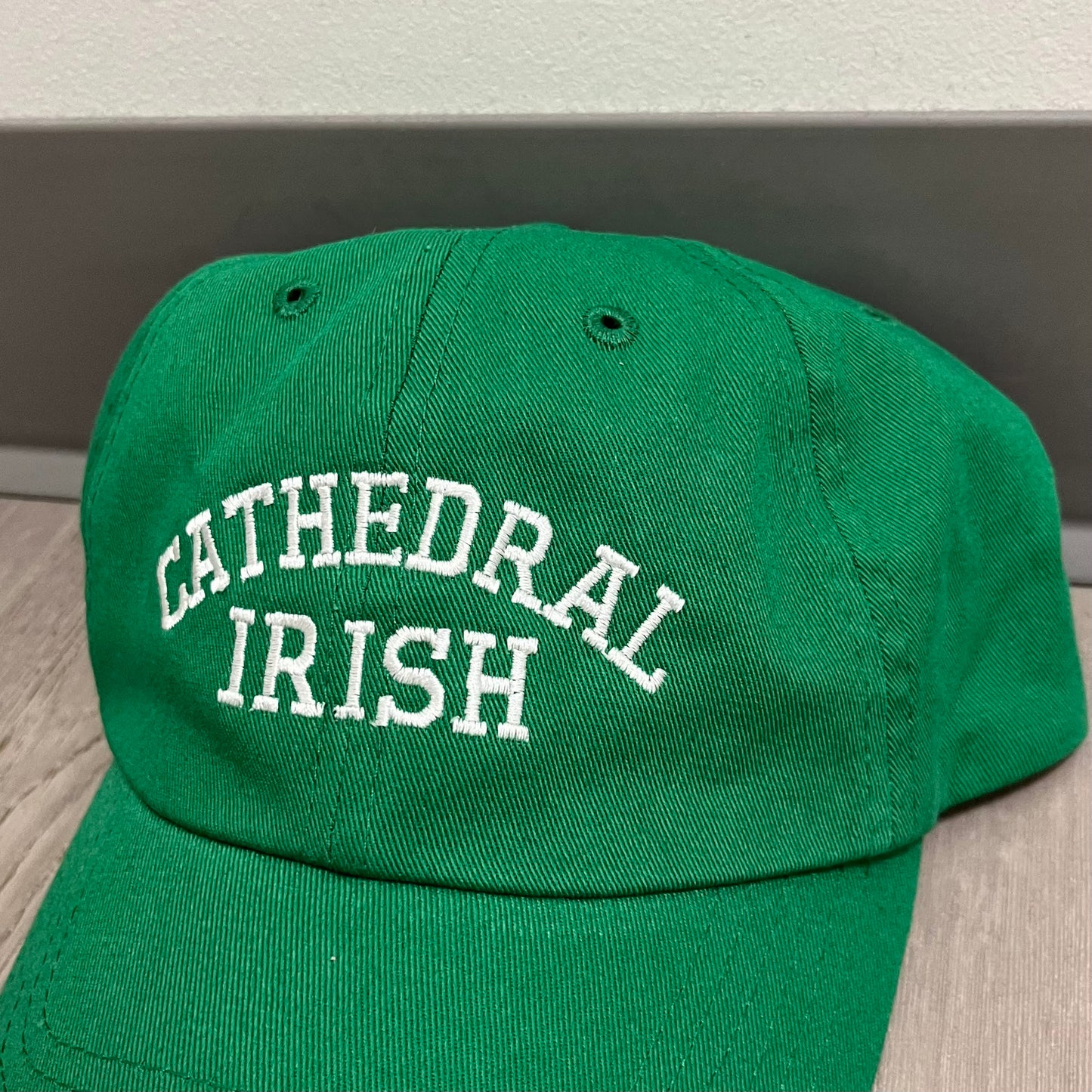 Kelly Green Embroidered Cathedral Irish Hat