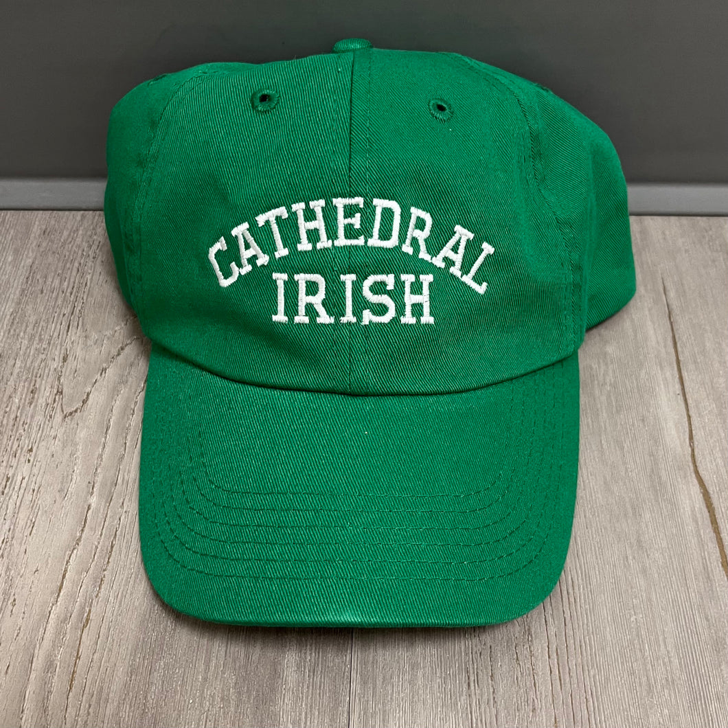 Kelly Green Embroidered Cathedral Irish Hat