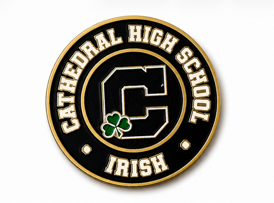 Cathedral High School Irish Golf Ball Marker