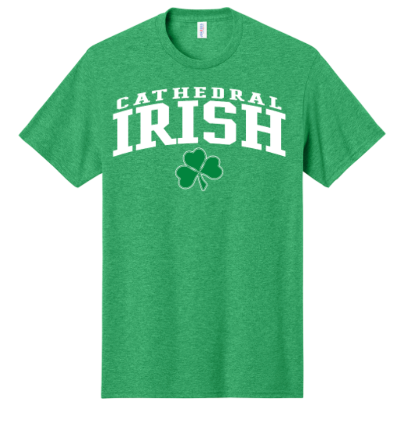 Cathedral Irish Shamrock Kelly Green Unisex Tee