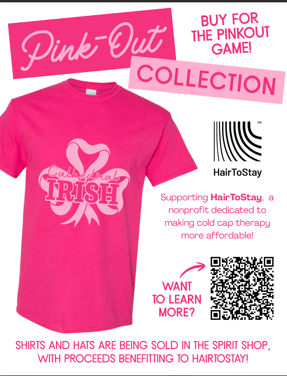 Cathedral Shamrock Pink-Out Tee