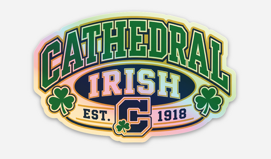 Cathedral Irish Hologram Sticker