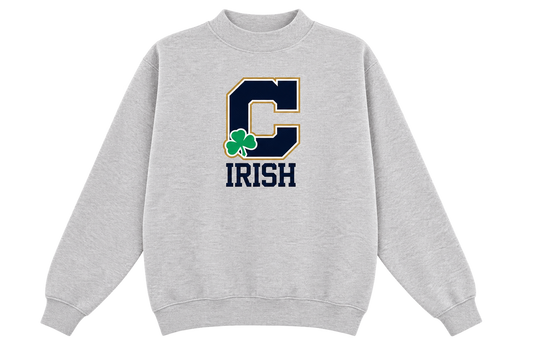 Cathedral Irish Varsity Mock Neck Sweatshirt