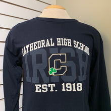 Load image into Gallery viewer, Navy Blue Ringspun Long Sleeve
