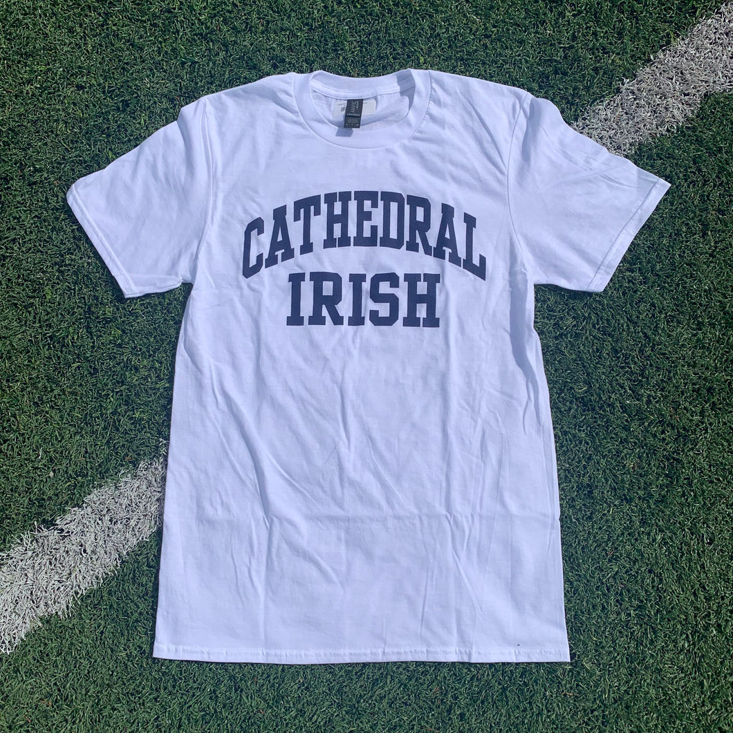 Cathedral Irish Block T-Shirt White
