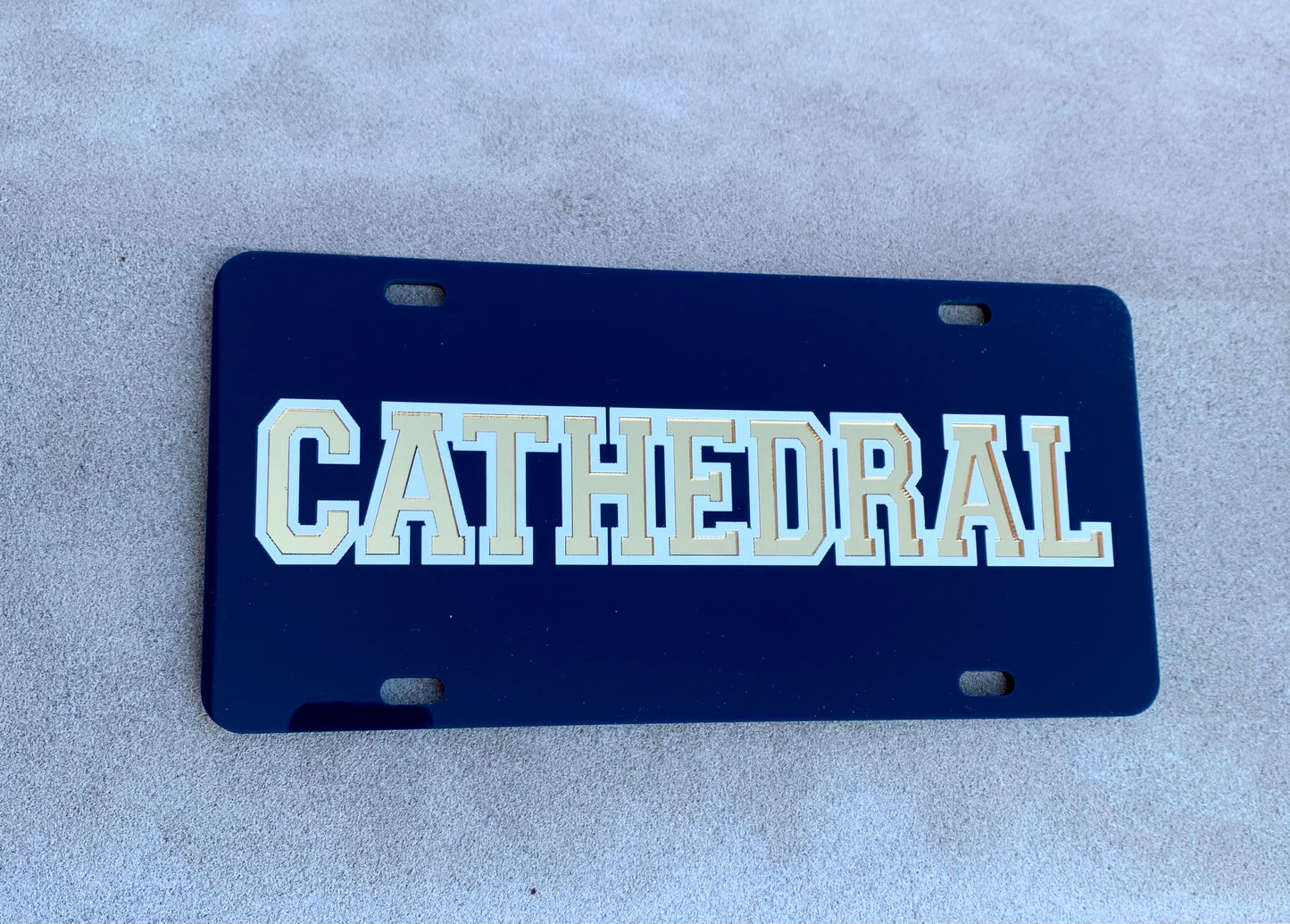 Laser License Plate