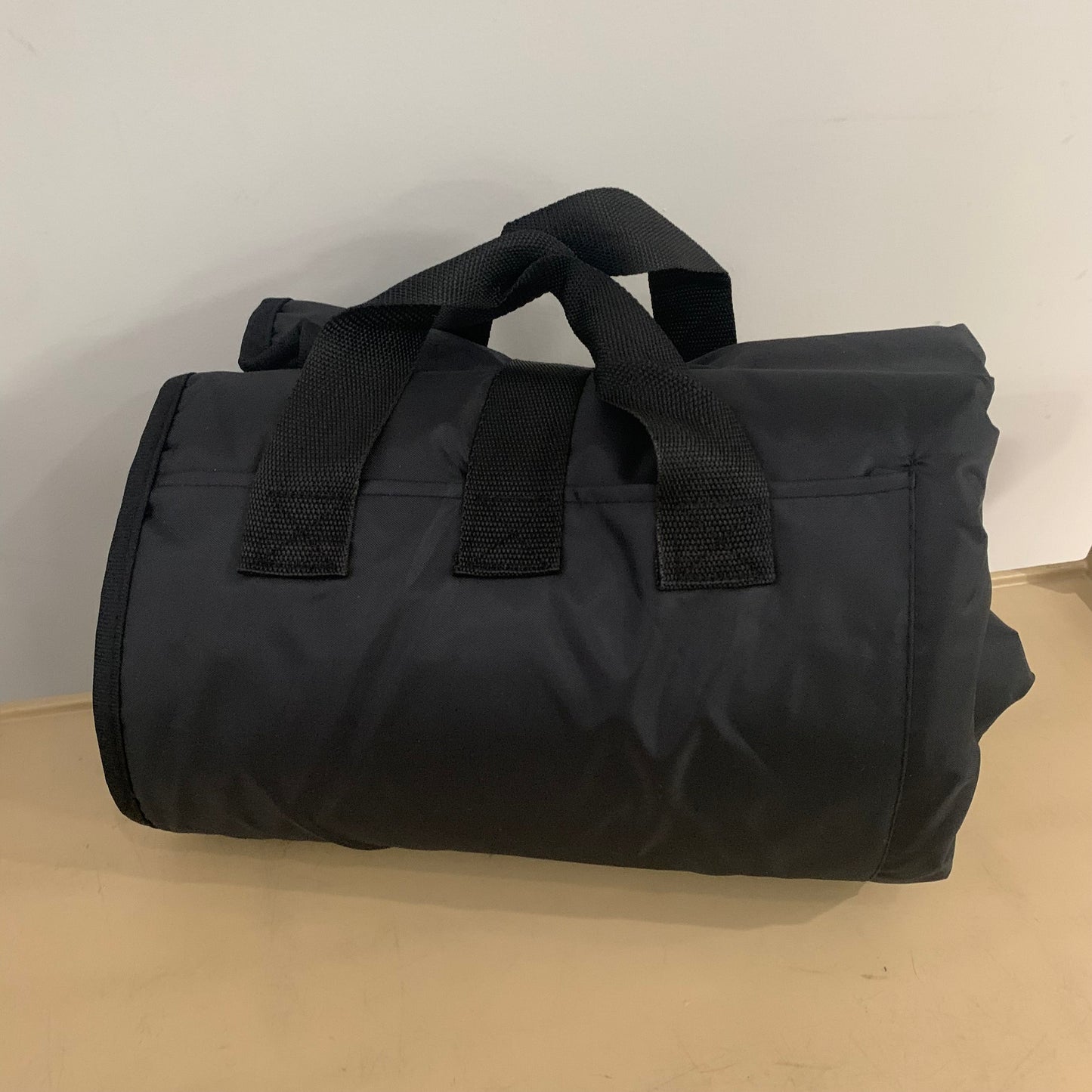 Navy Nylon and Fleece Picnic Blanket