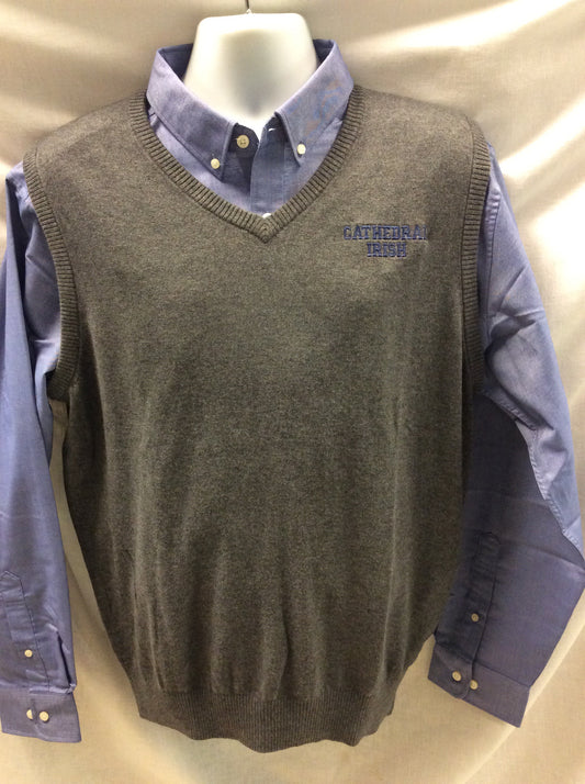 Mens Grey Sweater Vest