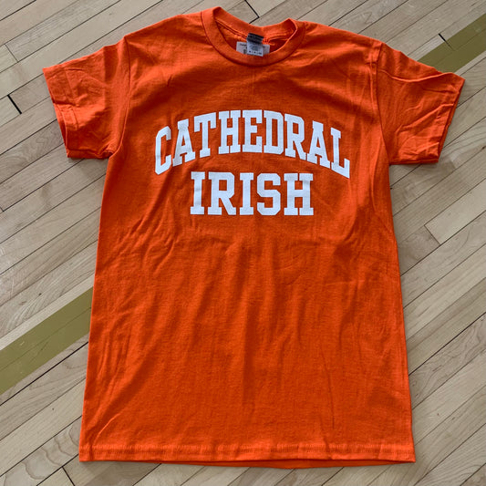Orange Block Letter T-shirt